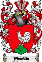 Product picture Piscoitta Family Crest  Piscoitta Coat of Arms Digital Download