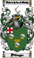 Product picture Pittenger Family Crest  Pittenger Coat of Arms Digital Download