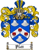Product picture Platt Family Crest  Platt Coat of Arms Digital Download