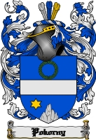 Product picture Pokorny Family Crest  Pokorny Coat of Arms Digital Download