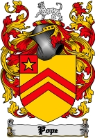 Product picture Pope Family Crest  Pope Coat of Arms Digital Download