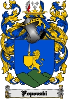 Product picture Popovski Family Crest  Popovski Coat of Arms Digital Download