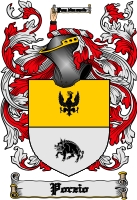 Product picture Porzio Family Crest  Porzio Coat of Arms Digital Download