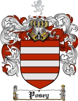 Product picture Posey Family Crest  Posey Coat of Arms Digital Download