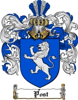 Product picture Post Family Crest  Post Coat of Arms Digital Download