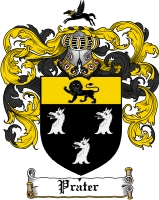 Product picture Prater Family Crest  Prater Coat of Arms Digital Download