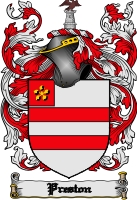 Product picture Preston Family Crest  Preston Coat of Arms Digital Download