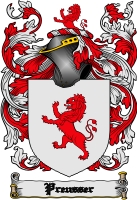 Product picture Preusser Family Crest  Preusser Coat of Arms Digital Download