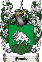 Product picture Prunty Family Crest  Prunty Coat of Arms Digital Download