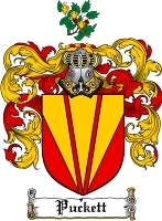Product picture Puckett Family Crest  Puckett Coat of Arms Digital Download