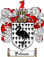 Product picture Putnam Family Crest  Putnam Coat of Arms Digital Download