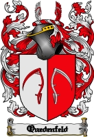 Product picture Quedenfeld Family Crest  Quedenfeld Coat of Arms Digital Download