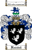 Product picture Randall Family Crest  Randall Coat of Arms Digital Download