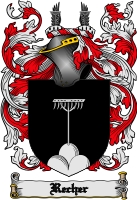 Product picture Recher Family Crest  Recher Coat of Arms Digital Download