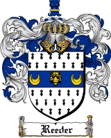 Product picture Reeder Family Crest  Reeder Coat of Arms Digital Download
