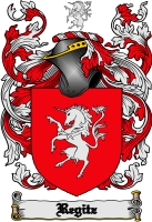 Product picture Regitz Family Crest  Regitz Coat of Arms Digital Download