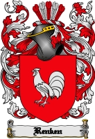 Product picture Renken Family Crest  Renken Coat of Arms Digital Download