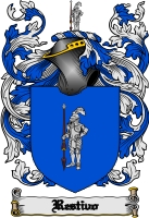 Product picture Restivo Family Crest  Restivo Coat of Arms Digital Download