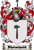 Product picture Rheinschmidt Family Crest  Rheinschmidt Coat of Arms Digital Download