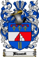 Product picture Riccardi Family Crest  Riccardi Coat of Arms Digital Download