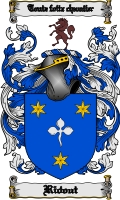 Product picture Ridout Family Crest  Ridout Coat of Arms Digital Download