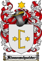 Product picture Riemenschneider Family Crest  Riemenschneider Coat of Arms Digital Download