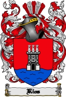 Product picture Rios Family Crest  Rios Coat of Arms Digital Download