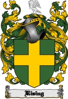 Product picture Rising Family Crest  Rising Coat of Arms Digital Download