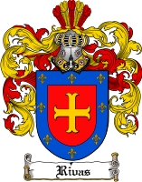 Product picture Rivas Family Crest  Rivas Coat of Arms Digital Download
