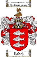 Product picture Roach Family Crest  Roach Coat of Arms Digital Download