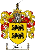 Product picture Roark Family Crest  Roark Coat of Arms Digital Download