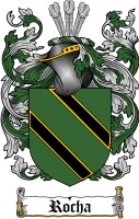 Product picture Rocha Family Crest  Rocha Coat of Arms Digital Download