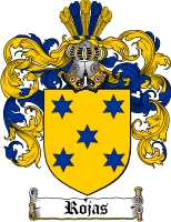 Product picture Rojas Family Crest  Rojas Coat of Arms Digital Download