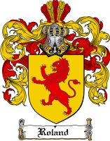 Product picture Roland Family Crest  Roland Coat of Arms Digital Download