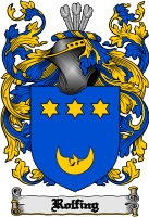 Product picture Rolfing Family Crest  Rolfing Coat of Arms Digital Download