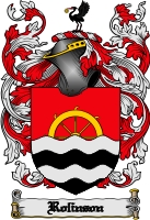Product picture Rolinson Family Crest  Rolinson Coat of Arms Digital Download