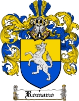 Product picture Romano Family Crest  Romano Coat of Arms Digital Download
