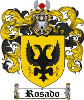 Product picture Rosado Family Crest  Rosado Coat of Arms Digital Download