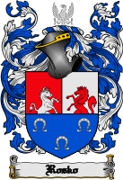 Product picture Rosko Family Crest  Rosko Coat of Arms Digital Download