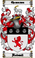Product picture Rowsell Family Crest  Rowsell Coat of Arms Digital Download