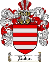 Product picture Rubin Family Crest  Rubin Coat of Arms Digital Download