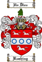 Product picture Rushing Family Crest  Rushing Coat of Arms Digital Download