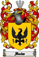 Product picture Sacks Family Crest  Sacks Coat of Arms Digital Download