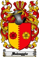 Product picture Salvaggio Family Crest  Salvaggio Coat of Arms Digital Download