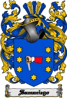 Product picture Samaniego Family Crest  Samaniego Coat of Arms Digital Download