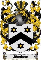 Product picture Sanborn Family Crest  Sanborn Coat of Arms Digital Download