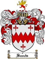 Product picture Sands Family Crest  Sands Coat of Arms Digital Download