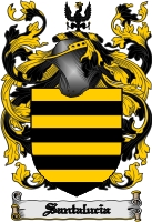 Product picture Santalucia Family Crest  Santalucia Coat of Arms Digital Download
