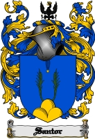 Product picture Santor Family Crest  Santor Coat of Arms Digital Download