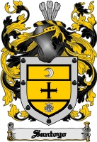 Product picture Santoyo Family Crest  Santoyo Coat of Arms Digital Download